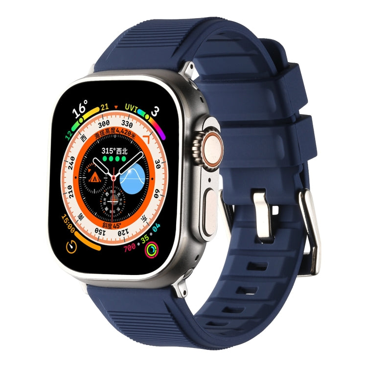 Double Ring Silicone Watch Band, For Apple Watch 3 38mm, For Apple Watch 3 42mm, For Apple Watch 2 42mm, For Apple Watch 2 38mm