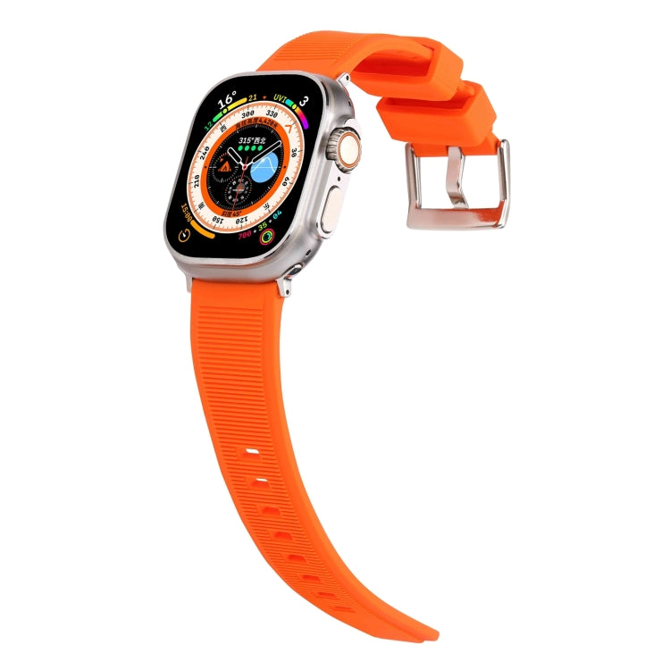 Double Ring Silicone Watch Band, For Apple Watch SE 2022 44mm, For Apple Watch 9 41mm, For Apple Watch 7 41mm, For Apple Watch 7 45mm