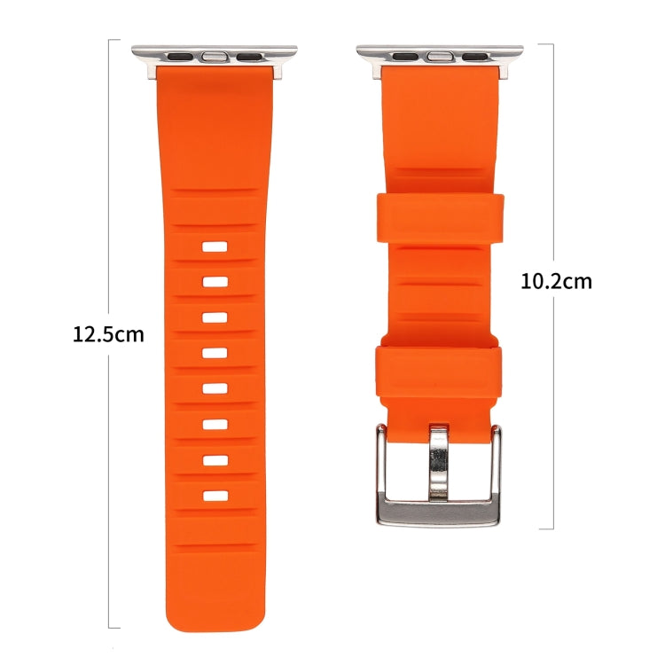 Double Ring Silicone Watch Band, For Apple Watch SE 2022 44mm, For Apple Watch 9 41mm, For Apple Watch 7 41mm, For Apple Watch 7 45mm