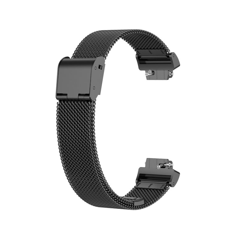 Buckle Fine Mesh Stainless Ssteel Watch Band, For Fitbit Inspire 3
