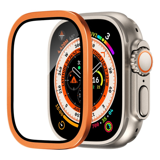 Aluminum Alloy Frame Integrated Tempered Film, For Apple Watch Ultra 49mm