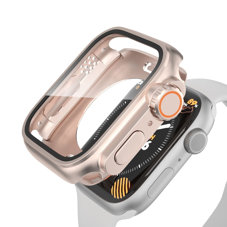 Change to Ultra 49mm Waterproof All-Inclusive Film Hybrid PC Watch Case, For Apple Watch Series 6 / 5 / 4 / SE 44mm
