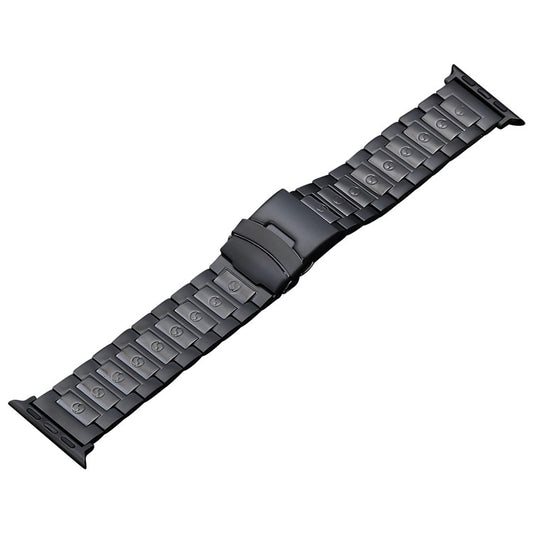 Safety Buckle Titanium Steel Watch Band, For Apple Watch Ultra 49mm, For Apple Watch SE 2023 44mm, For Apple Watch SE 2023 40mm, For Apple Watch Ultra 2 49mm, For Apple Watch Series 9 45mm, For Apple Watch SE 2022 40mm, For Apple Watch SE 2022 44mm    ...