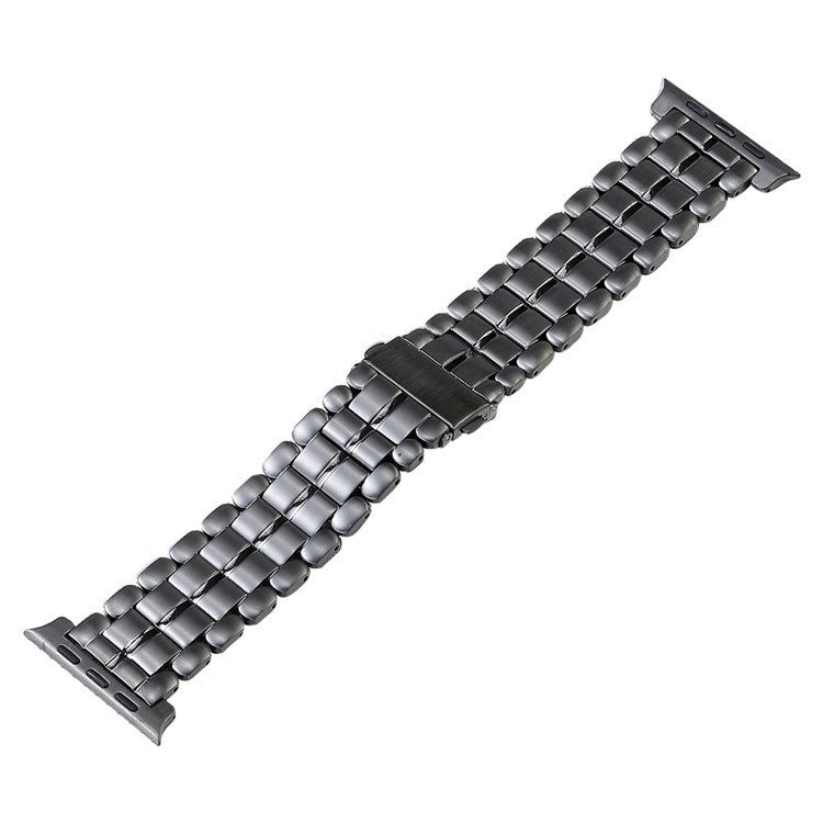 Five Beads Titanium Steel Watch Band, For Apple Watch Ultra 49mm, For Apple Watch SE 2023 44mm, For Apple Watch SE 2023 40mm, For Apple Watch Ultra 2 49mm, For Apple Watch SE 2022 40mm, For Apple Watch Series 9 45mm, For Apple Watch SE 2022 44mm       ...