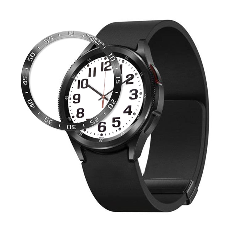 A Style Smart Watch Steel Ring Protective Frame, For Samsung Galaxy Watch6 Classic 47mm, For Samsung Galaxy Watch6 Classic 43mm