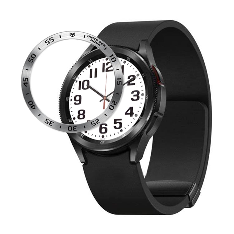 A Style Smart Watch Steel Ring Protective Frame, For Samsung Galaxy Watch6 Classic 47mm, For Samsung Galaxy Watch6 Classic 43mm