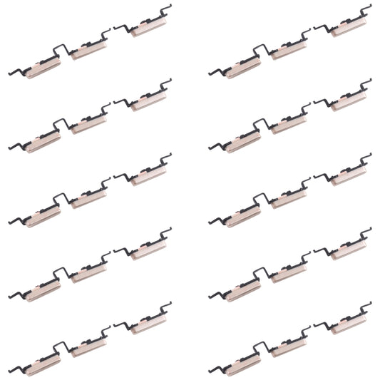 10pcs Power Button + Volume Control Button, For Samsung Galaxy J4 SM-J400, For Samsung Galaxy A8 2018 SM-A530, For Samsung Galaxy A8+ 2018 SM-A730