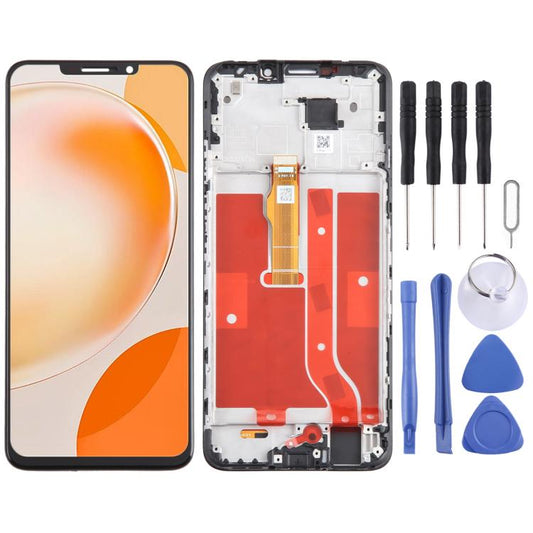 Original LCD Screen Digitizer Full Assembly with Frame, For Huawei Enjoy 60X