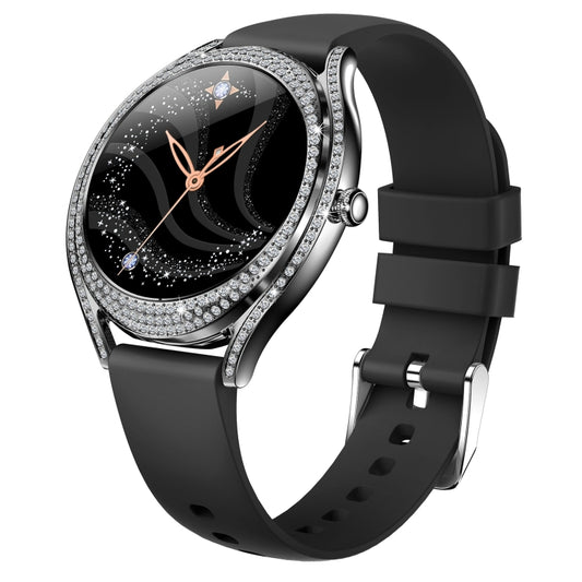 V66 1.28inch BT5.0 Smart Watch Support Heart Rate/ Sleep Detection, Silicone Strap