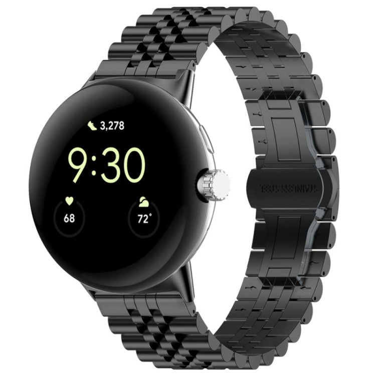 Seven Beads Stainless Steel Metal Watch Band, For Google Pixel Watch 4 / 3 / 2 / 1 41mm