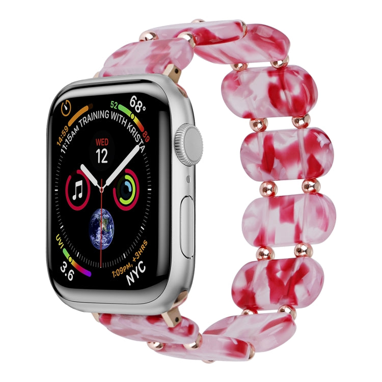 Stretch Resin Watch Band, For Apple Watch SE 2023 44mm, For Apple Watch SE 2023 40mm, For Apple Watch Ultra 2 49mm, For Apple Watch Series 9 45mm, For Apple Watch Series 9 41mm, For Apple Watch Ultra 49mm