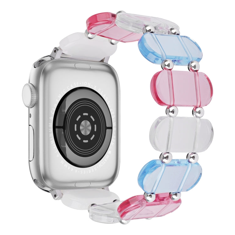 Stretch Resin Watch Band, For Apple Watch Series 8 41mm, For Apple Watch Series 8 45mm, For Apple Watch SE 2022 40mm, For Apple Watch SE 2022 44mm, For Apple Watch Series 7 41mm, For Apple Watch Series 7 45mm