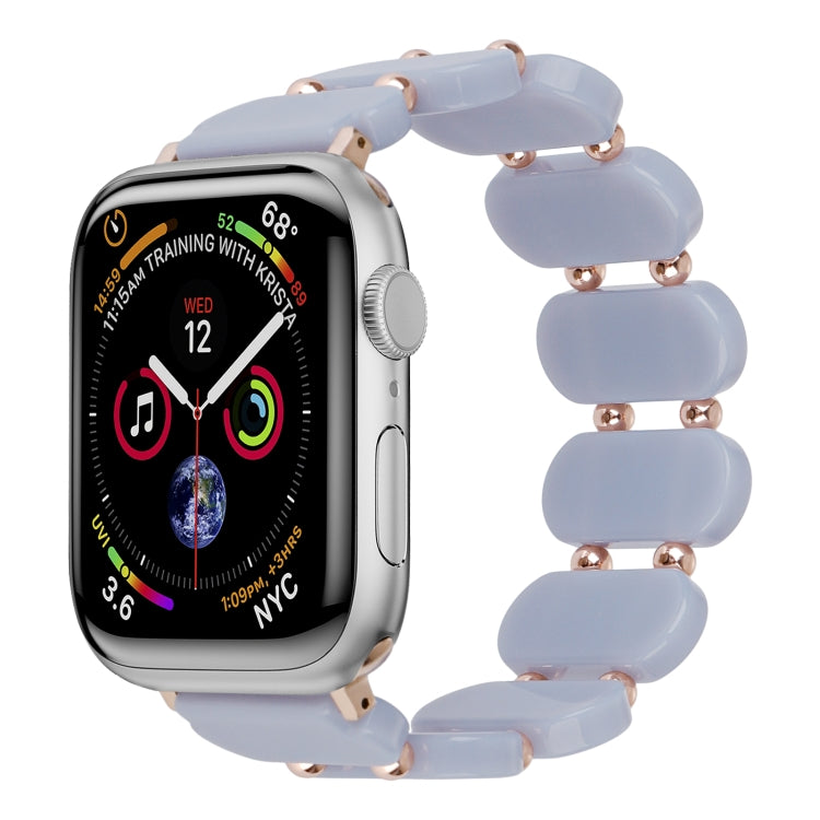Stretch Resin Watch Band, For Apple Watch Series 8 41mm, For Apple Watch Series 8 45mm, For Apple Watch SE 2022 40mm, For Apple Watch SE 2022 44mm, For Apple Watch Series 7 41mm, For Apple Watch Series 7 45mm