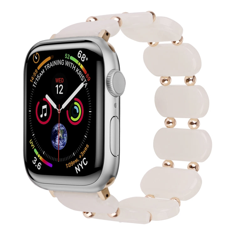 Stretch Resin Watch Band, For Apple Watch SE 40mm, For Apple Watch SE 44mm, For Apple Watch 6 40mm, For Apple Watch Series 6 44mm, For Apple Watch Series 5 44mm, For Apple Watch Series 5 40mm