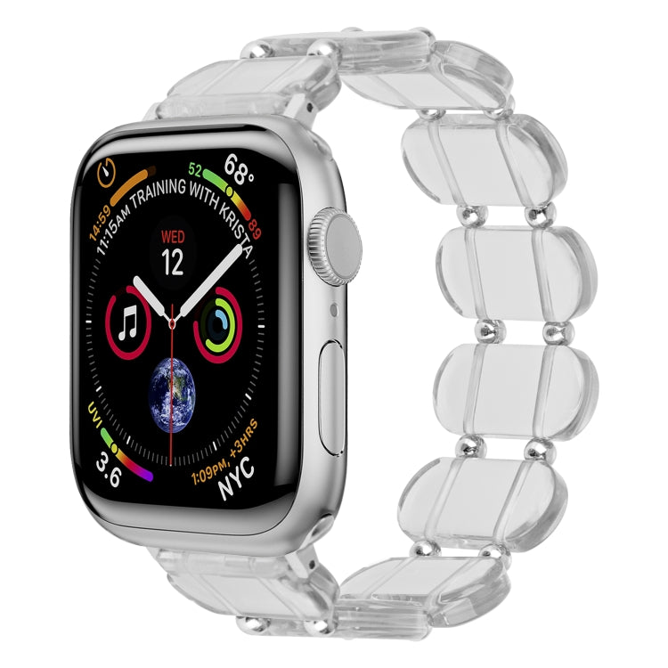 Stretch Resin Watch Band, For Apple Watch SE 40mm, For Apple Watch SE 44mm, For Apple Watch 6 40mm, For Apple Watch Series 6 44mm, For Apple Watch Series 5 44mm, For Apple Watch Series 5 40mm