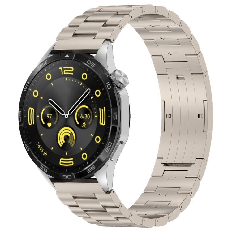 Three Strains HW Buckle Metal Watch Band, For Huawei Watch GT4 / GT3 / GT2 / GT 46mm