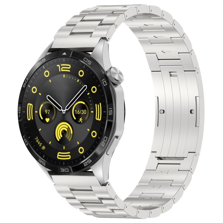 Three Strains HW Buckle Metal Watch Band, For Huawei Watch GT4 / GT3 / GT2 / GT 46mm