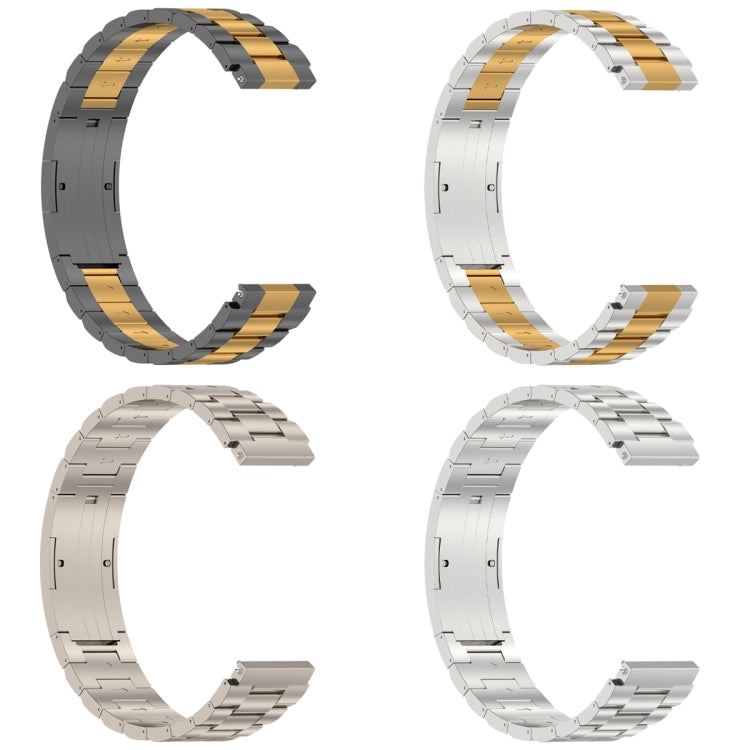 Three Strains HW Buckle Metal Watch Band, For Huawei Watch GT4 / GT3 / GT2 / GT 46mm