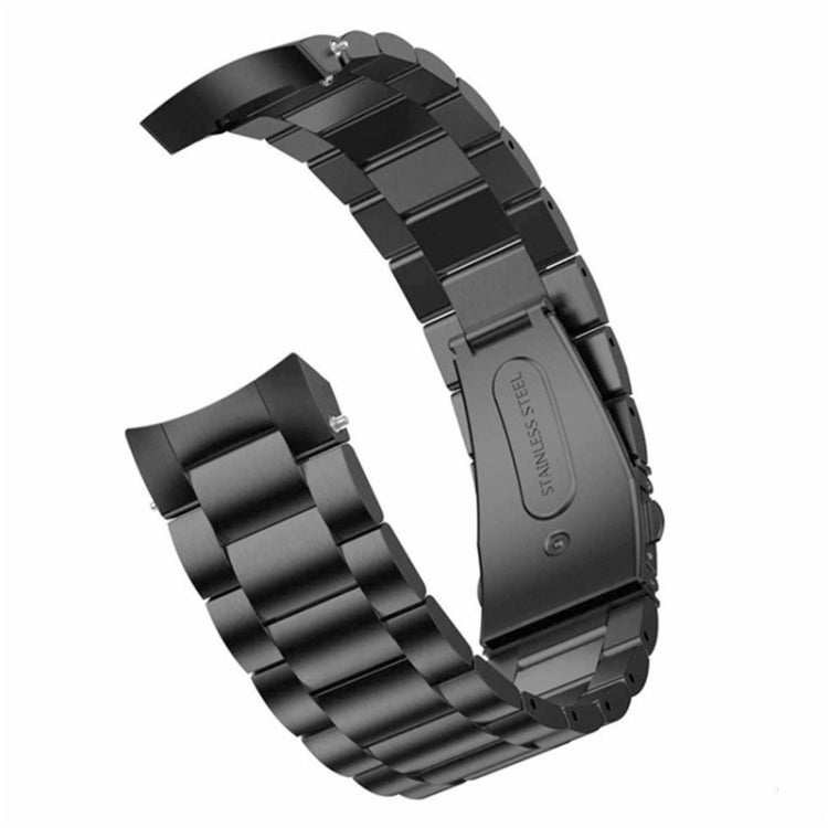 Three Strains Curved Flat Buckle Stainless Steel Watch Band, For Huawei Watch GT 4 46mm