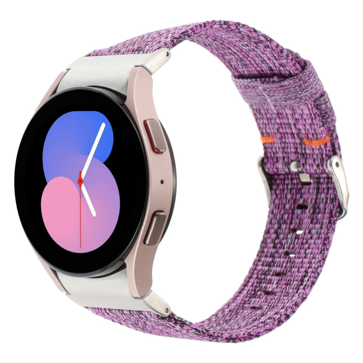 Nylon Canvas Watch Band, For Samsung Galaxy Watch6/6 Classic/5/5 Pro