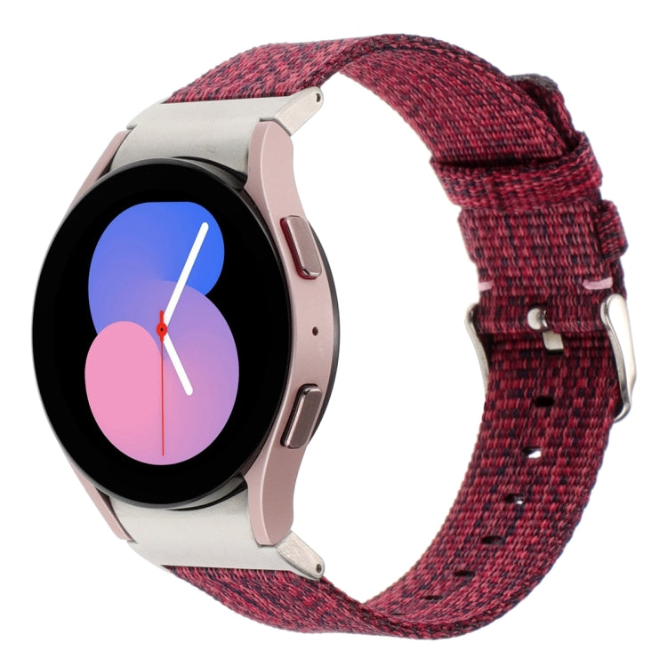 Nylon Canvas Watch Band, For Samsung Galaxy Watch6/6 Classic/5/5 Pro