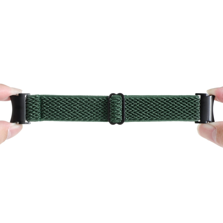 Wave Braided Nylon Watch Band, For Samsung Galaxy Watch6/6 Classic/5/5 Pro