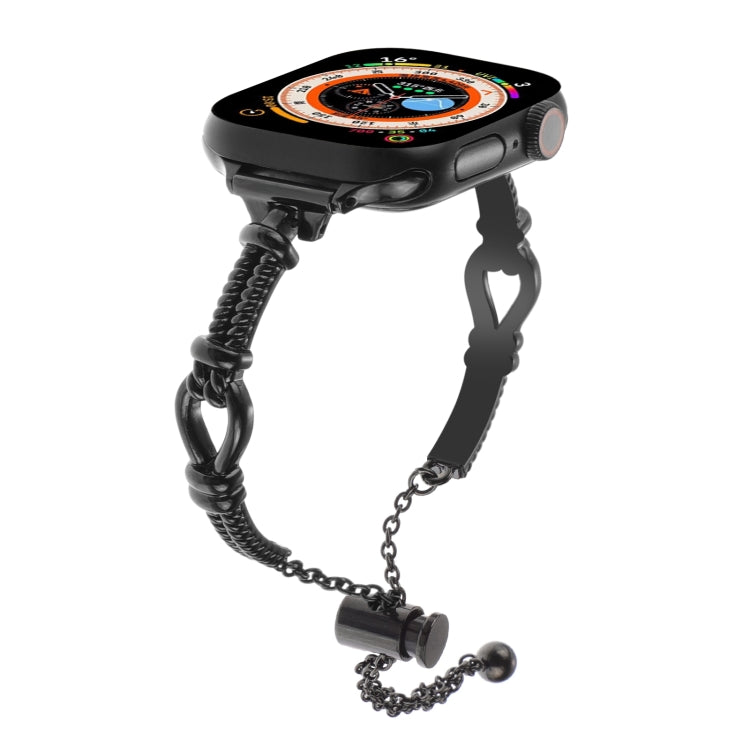 Twist Metal Bracelet Chain Watch Band, For Apple Watch Series 4 44mm, For Apple Watch Series 4 40mm, For Apple Watch Series 3 38mm, For Apple Watch Series 3 42mm, For Apple Watch Series 2 42mm, For Apple Watch Series 2 38mm, For Apple Watch 42mm       ...