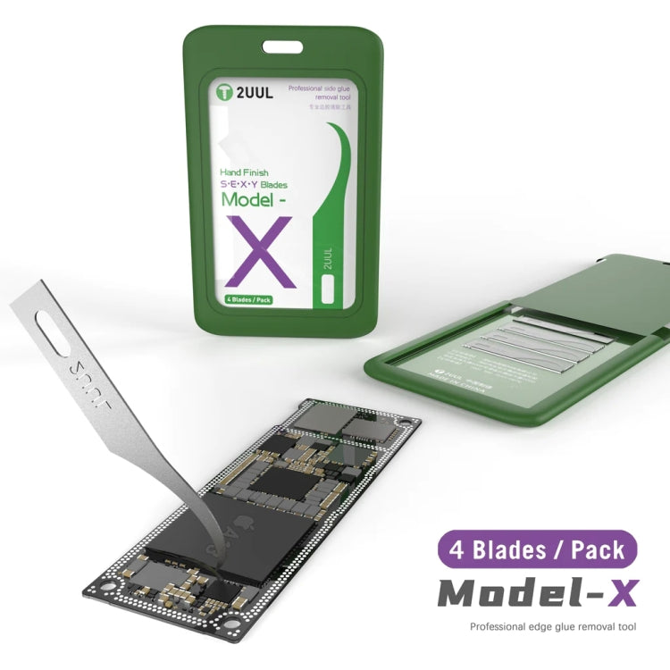 2UUL Hand Finish Blades For Phone Screen Debonding / Removal IC, S, E, X, Y