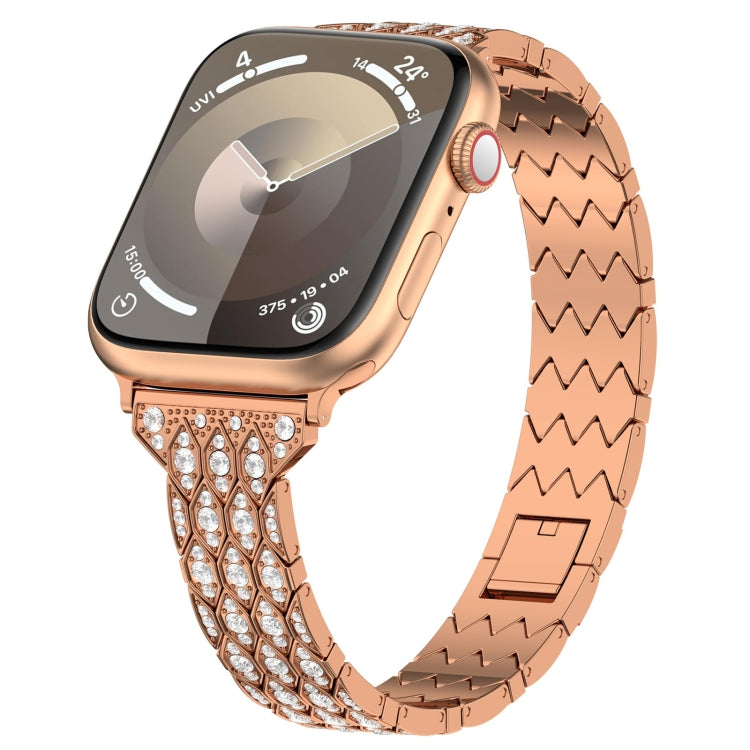Devil Eye Diamond Bracelet Metal Watch Band, For Apple Watch SE 40mm, For Apple Watch SE 44mm, For Apple Watch Series 6 40mm, For Apple Watch Series 6 44mm, For Apple Watch Series 5 44mm, For Apple Watch Series 5 40mm, For Apple Watch Series 4 44mm    ...