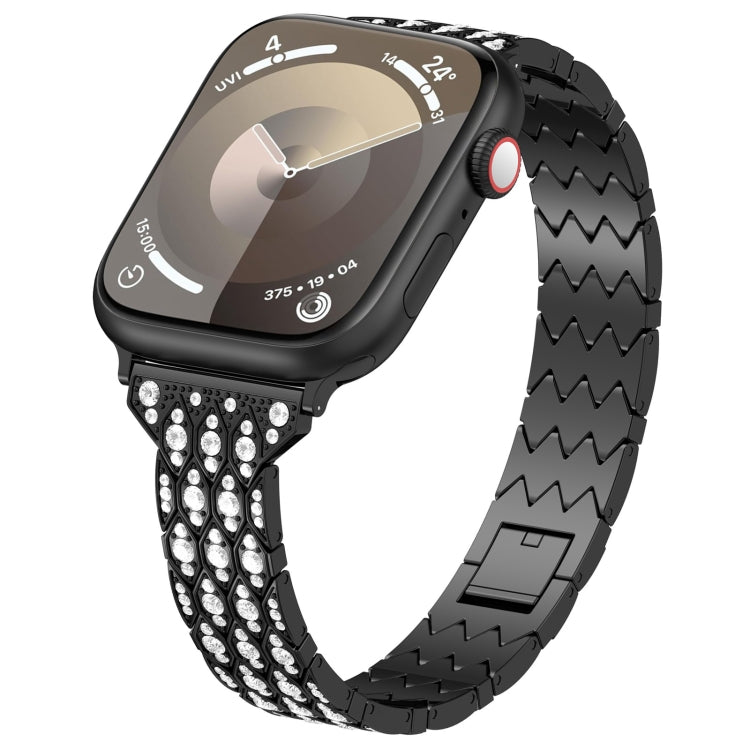Devil Eye Diamond Bracelet Metal Watch Band, For Apple Watch SE 40mm, For Apple Watch SE 44mm, For Apple Watch Series 6 40mm, For Apple Watch Series 6 44mm, For Apple Watch Series 5 44mm, For Apple Watch Series 5 40mm, For Apple Watch Series 4 44mm    ...