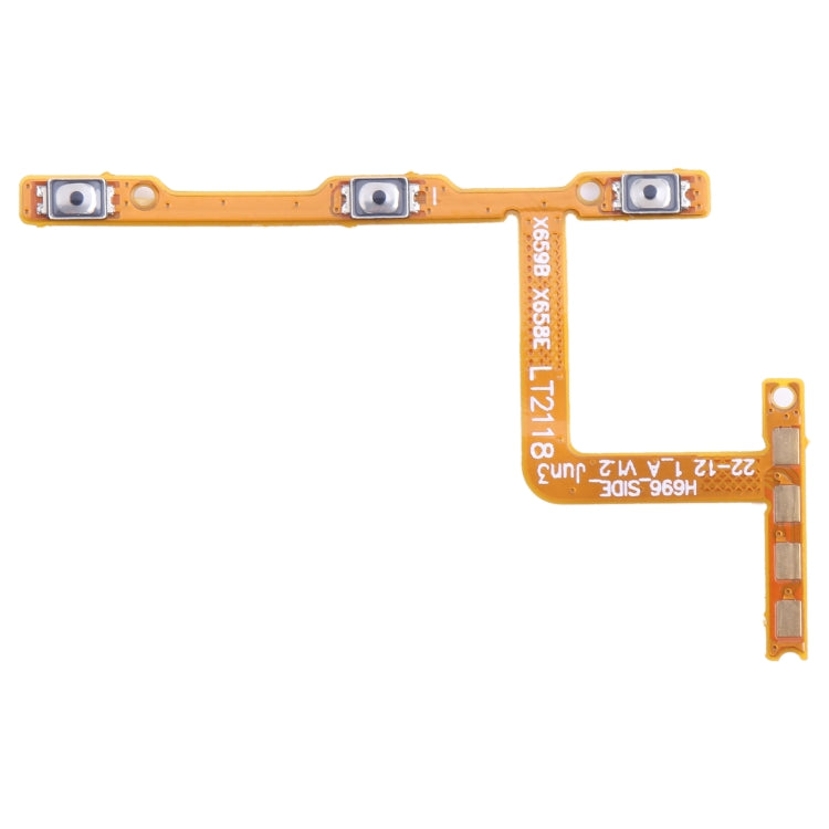 OEM Power Button & Volume Button Flex Cable, For Tecno Spark 30 Pro KL7, For Tecno Spark 30 4G KL6, For Tecno Spark 30C, For Tecno Pova 6 Neo, For Tecno Pova 6, For Tecno Camon 30 Pro CL8, For Tecno Pova 6 Pro LI9, For Tecno Spark 20C BG7n             ...
