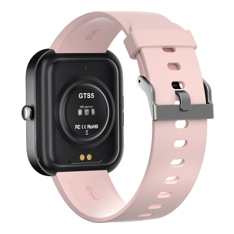 GTS5 2.0 inch Fitness Health Smart Watch, BT Call / Heart Rate / Blood Pressure / MET / Blood Glucose