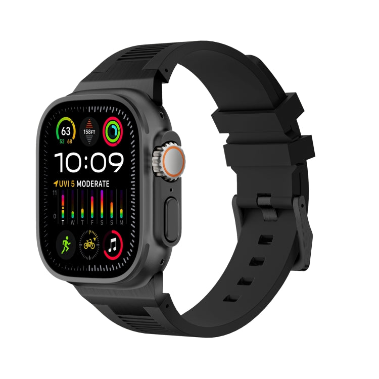 Loners Liquid Silicone Watch Band, For Apple Watch SE 2023 44mm, For Apple Watch Ultra 2 49mm, For Apple Watch Series 9 45mm