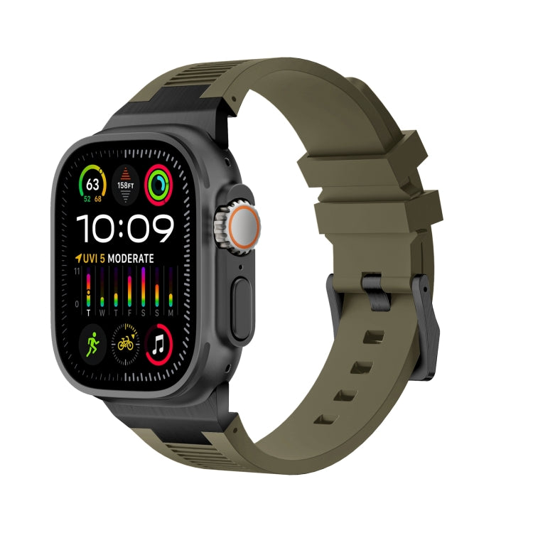 Loners Liquid Silicone Watch Band, For Apple Watch SE 2023 44mm, For Apple Watch Ultra 2 49mm, For Apple Watch Series 9 45mm