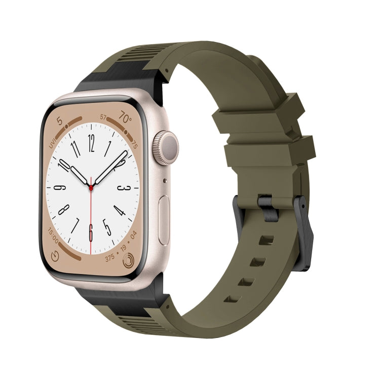 Loners Liquid Silicone Watch Band, For Apple Watch SE 2023 44mm, For Apple Watch Ultra 2 49mm, For Apple Watch Series 9 45mm