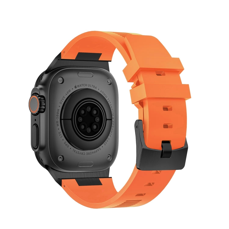 Loners Liquid Silicone Watch Band, For Apple Watch Ultra 49mm, For Apple Watch Series 8 45mm, For Apple Watch SE 2022 44mm