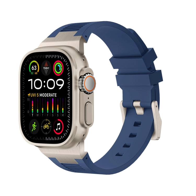 Loners Liquid Silicone Watch Band, For Apple Watch Ultra 49mm, For Apple Watch Series 8 45mm, For Apple Watch SE 2022 44mm
