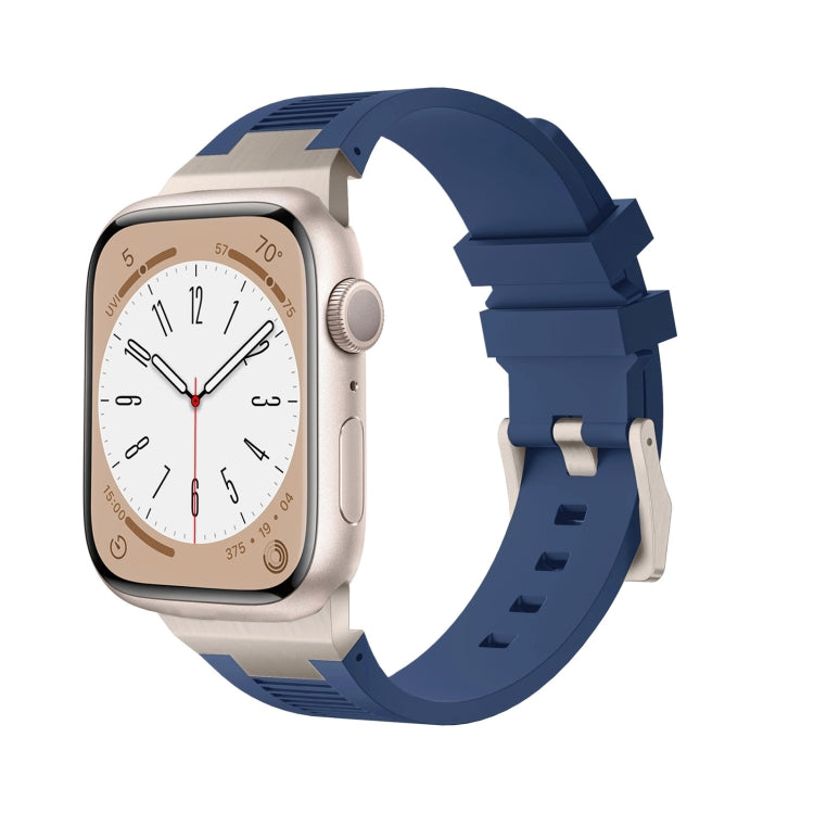 Loners Liquid Silicone Watch Band, For Apple Watch Ultra 49mm, For Apple Watch Series 8 45mm, For Apple Watch SE 2022 44mm