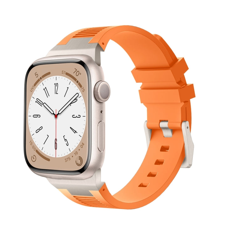 Loners Liquid Silicone Watch Band, For Apple Watch Series 7 45mm, For Apple Watch SE 44mm, For Apple Watch Series 6 44mm