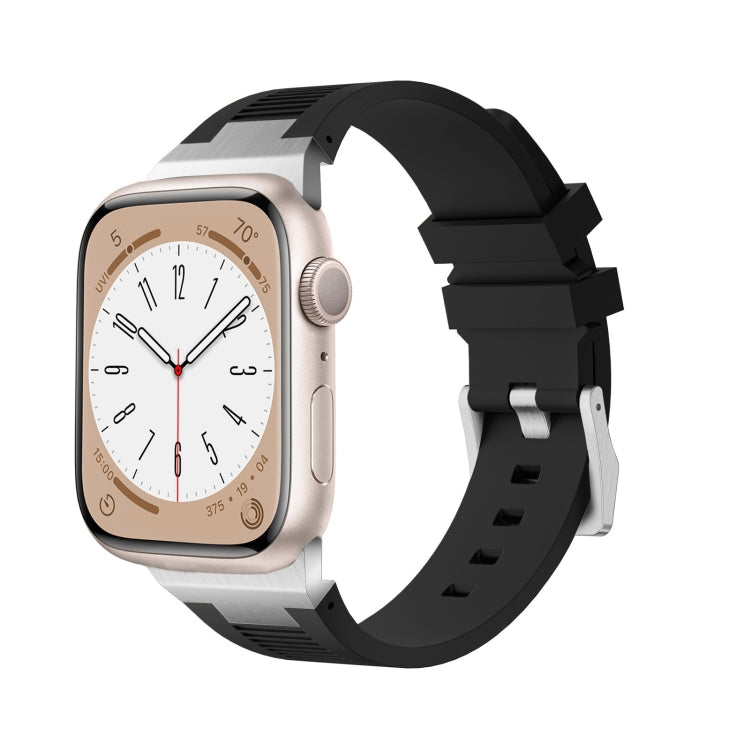 Loners Liquid Silicone Watch Band, For Apple Watch Series 7 45mm, For Apple Watch SE 44mm, For Apple Watch Series 6 44mm