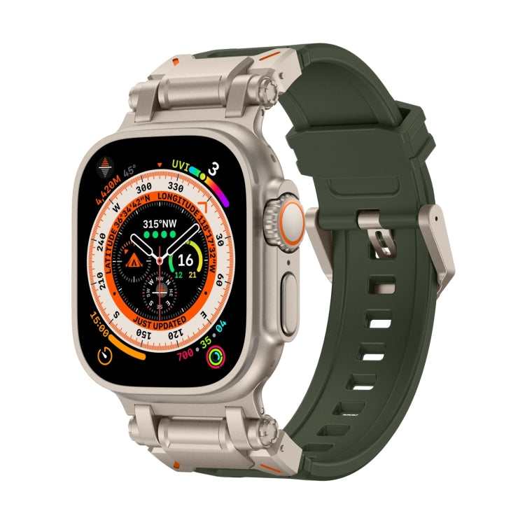 Explorer TPU Watch Band, For Apple Watch SE 2023 44mm, For Apple Watch Ultra 2 49mm, For Apple Watch Series 9 45mm, For Apple Watch Ultra 49mm