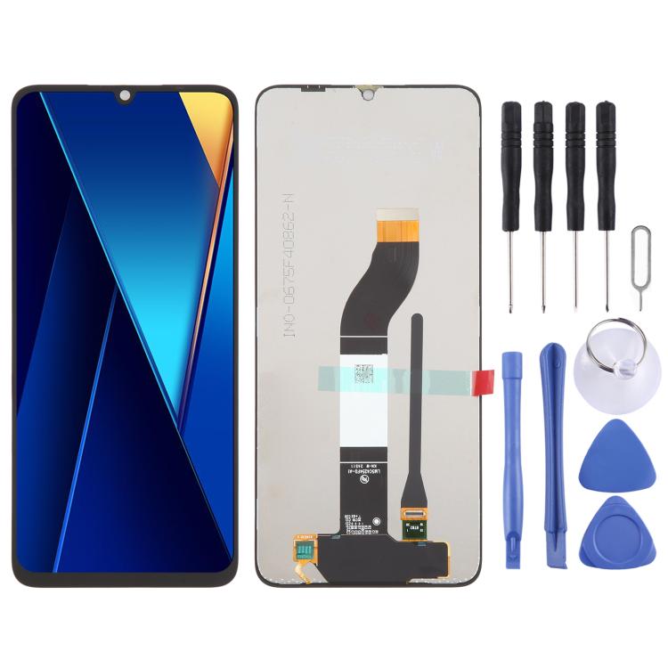 Original IPS Material LCD Screen with Digitizer Full Assembly, For Xiaomi Poco M6 5G, For Xiaomi Poco C65, For Xiaomi Poco M6 Pro 5G