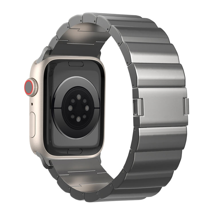 One-Bead Magnetic Buckle Titanium Metal Watch Band, For Apple Watch Series 10 46mm, For Apple Watch Series 10 42mm, For Apple Watch SE 2023 44mm, For Apple Watch SE 2023 40mm, For Apple Watch Ultra 2 49mm, For Apple Watch Series 9 45mm                 ...