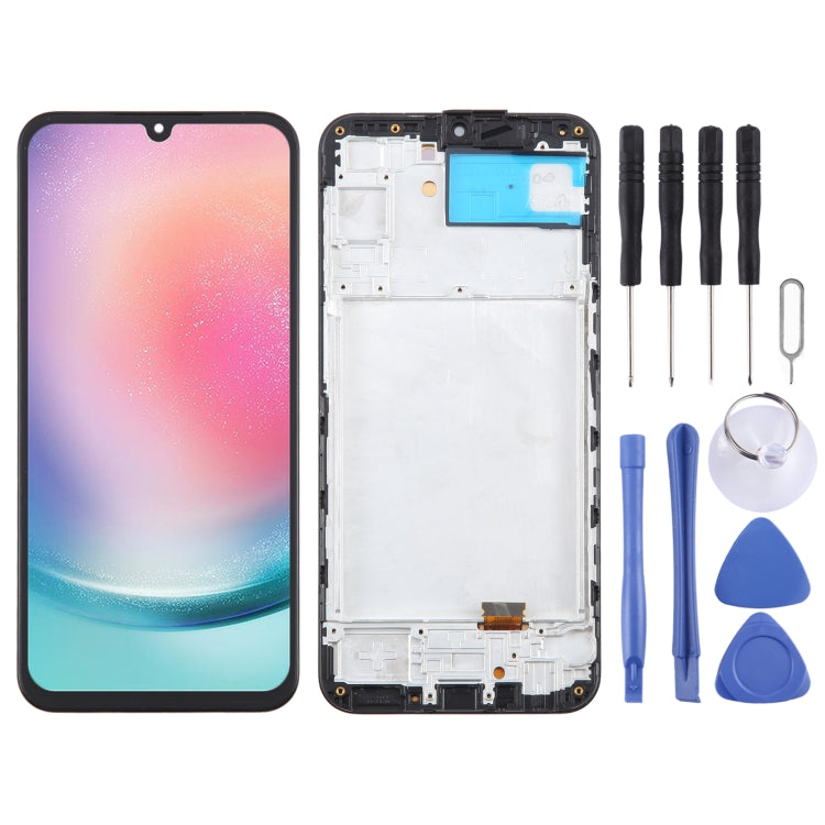 OLED LCD Screen Digitizer Full Assembly with Frame, For Samsung Galaxy A15 5G SM-A156B 6.43inch, For Samsung Galaxy A15 5G SM-A156B 6.36inch, For Samsung Galaxy A15 4G SM-A155F 6.36inch, For Samsung Galaxy A15 4G SM-A155F 6.43inch                      ...