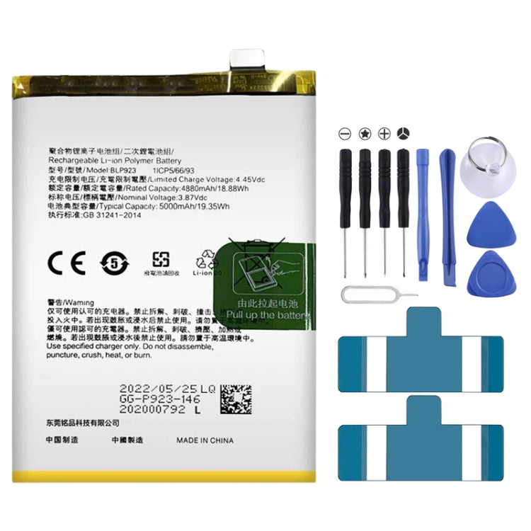 Battery Replacement, For OnePlus Nord CE 3 Lite / N30 5G BLP989 5000mAh, For OnePlus Nord 10R / ACE 2V BLP925 2500mAh, For OnePlus ACE 2 / 11 BLP975 2435mAh, For OnePlus ACE 2 Pro BLPA09, For OnePlus 10T / ACE Pro BLP945 4800mAh                        ...