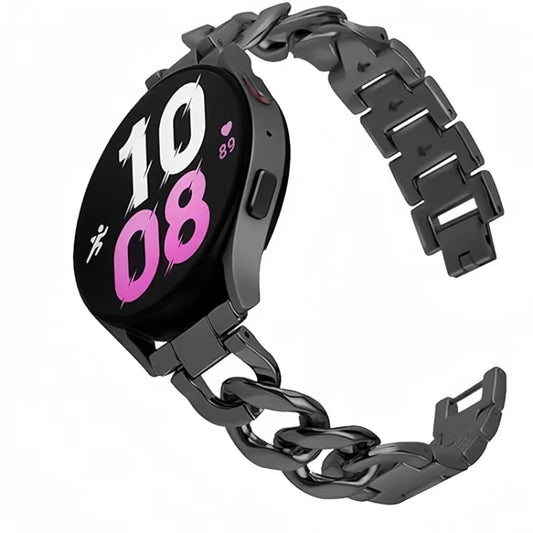 Denim Chain Metal Watch Band, 18mm