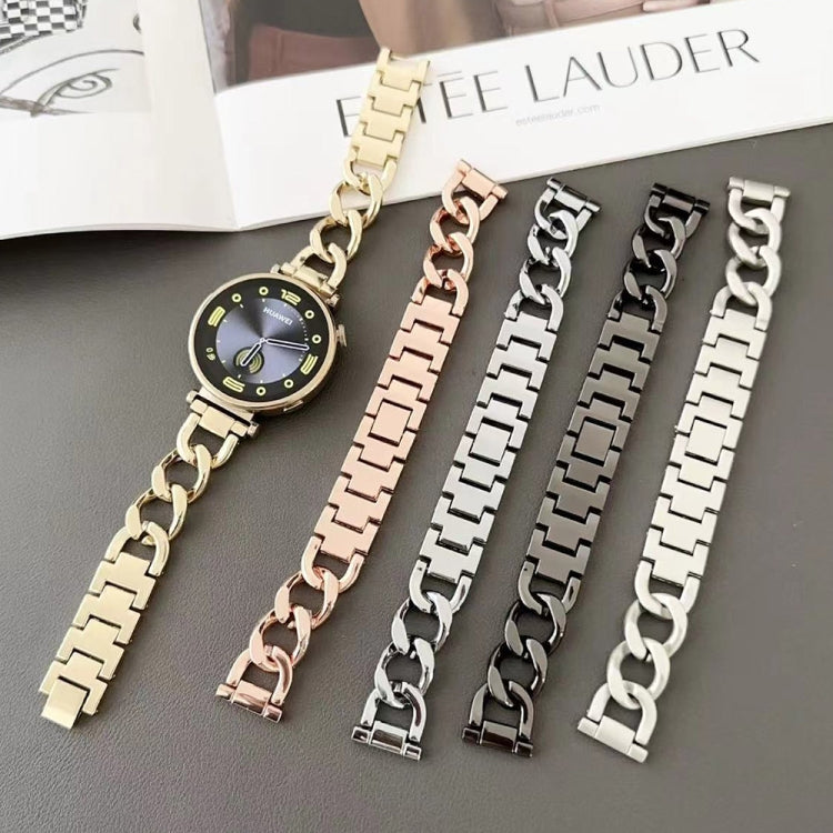Denim Chain Metal Watch Band, 18mm