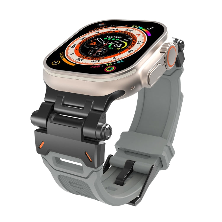 Stainless Steel Connector TPU Watch Band, For Apple Watch Series 6 44mm, For Apple Watch Series 5 44mm