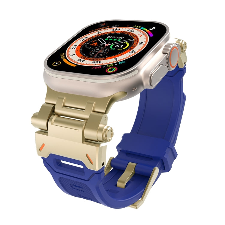 Stainless Steel Connector TPU Watch Band, For Apple Watch Series 6 44mm, For Apple Watch Series 5 44mm