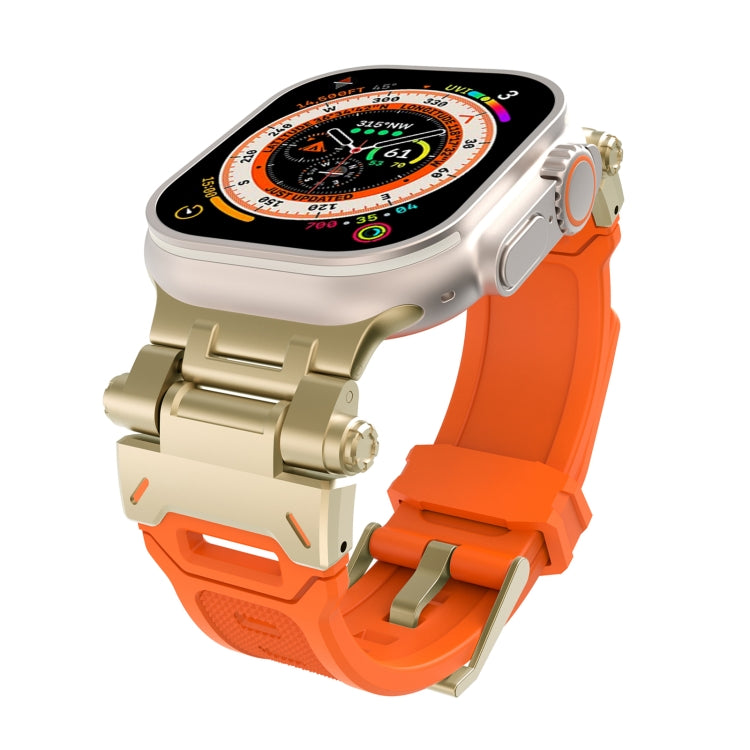 Stainless Steel Connector TPU Watch Band, For Apple Watch Series 4 44mm, For Apple Watch Series 3 42mm